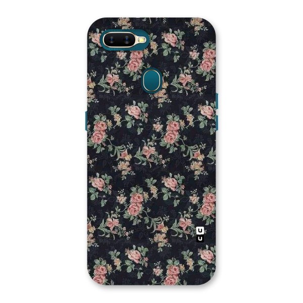 Bloom Black Back Case for Oppo A12