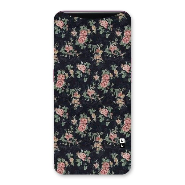 Bloom Black Back Case for Oppo Find X