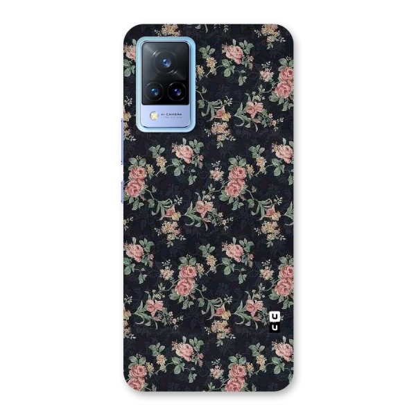 Bloom Black Back Case for Vivo V21 5G