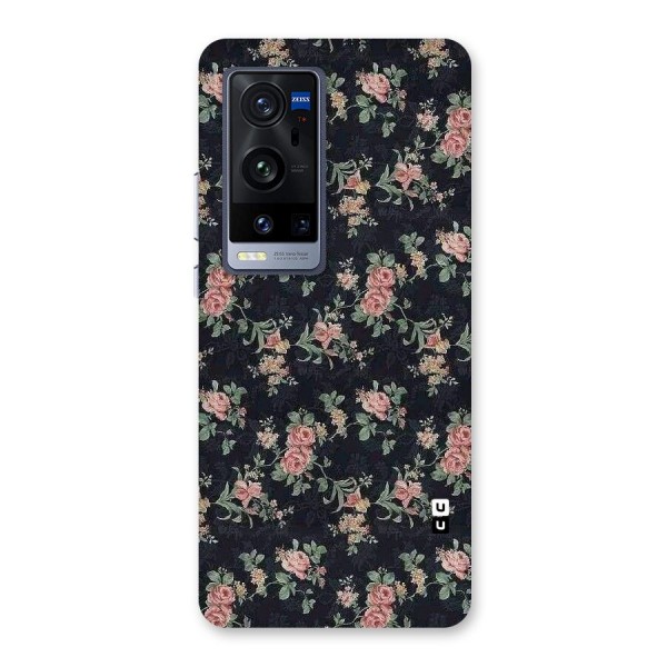 Bloom Black Back Case for Vivo X60 Pro Plus