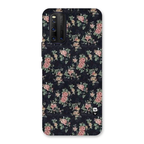 Bloom Black Back Case for Vivo iQOO 3