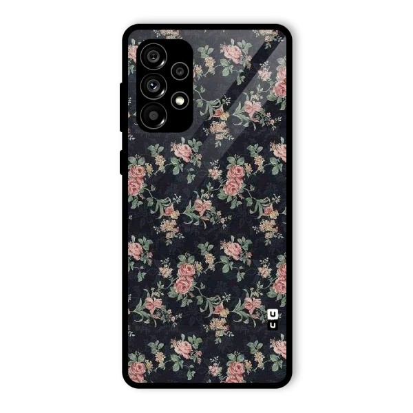 Bloom Black Glass Back Case for Galaxy A73 5G