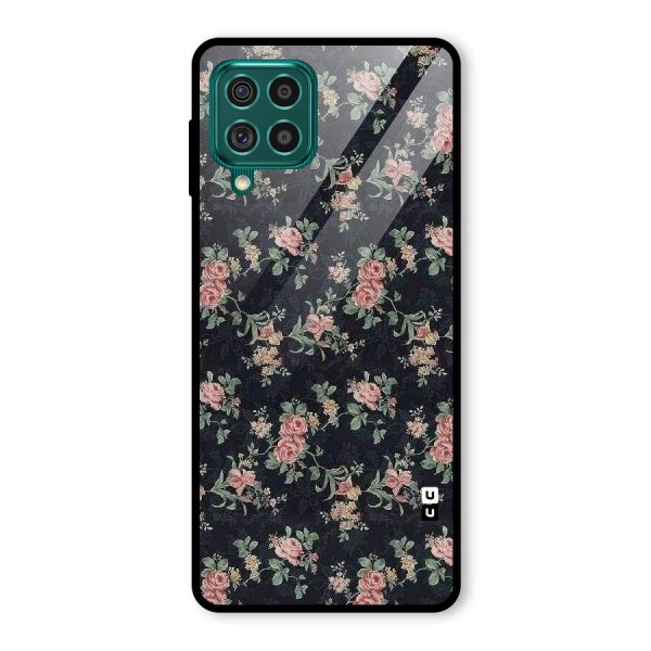 Bloom Black Glass Back Case for Galaxy F62