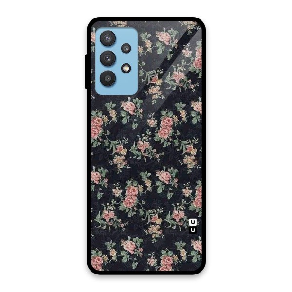 Bloom Black Glass Back Case for Galaxy M32 5G