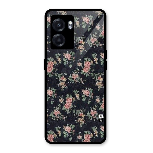 Bloom Black Glass Back Case for Oppo K10 (5G)