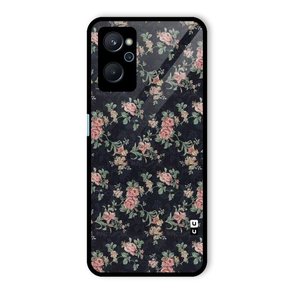 Bloom Black Glass Back Case for Realme 9i