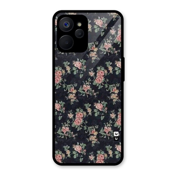 Bloom Black Glass Back Case for Realme 9i 5G