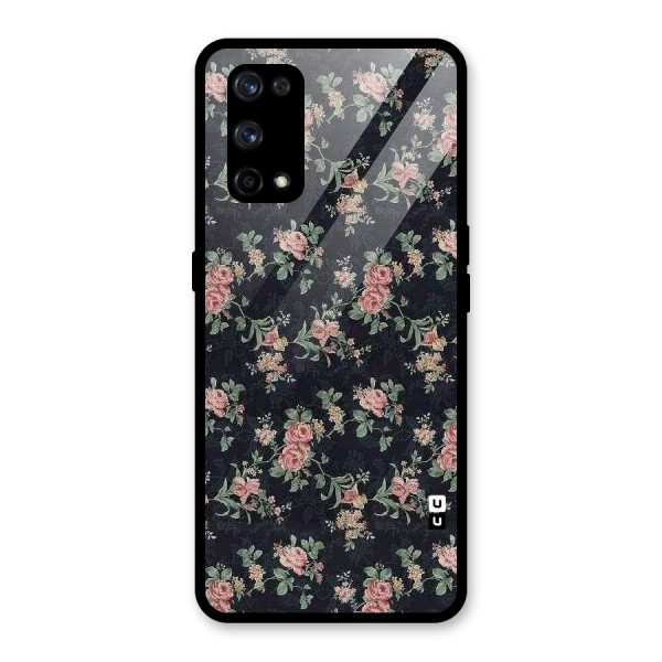 Bloom Black Glass Back Case for Realme X7 Pro