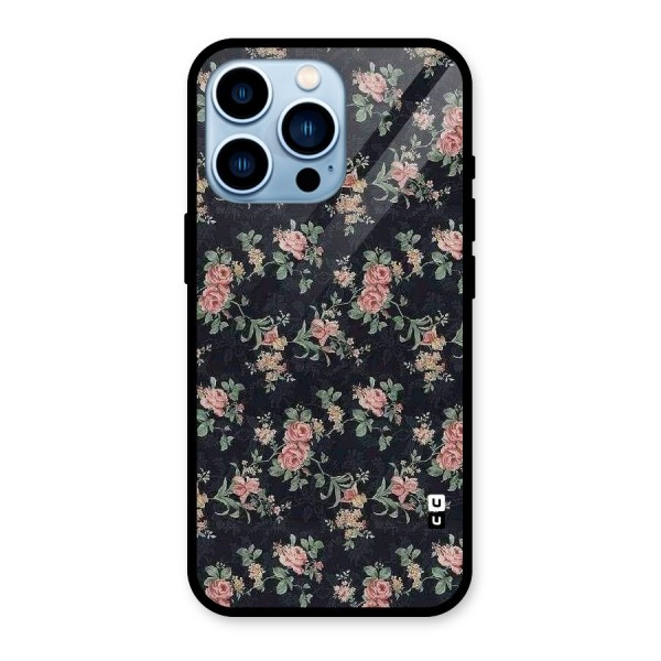 Bloom Black Glass Back Case for iPhone 13 Pro