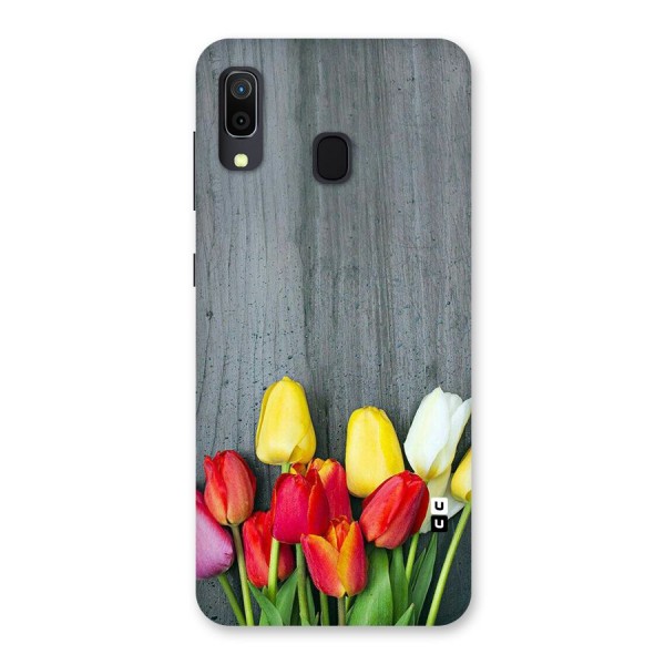 Bloom Grey Back Case for Galaxy A20