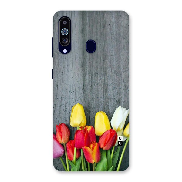 Bloom Grey Back Case for Galaxy A60