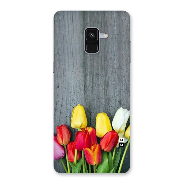 Bloom Grey Back Case for Galaxy A8 Plus