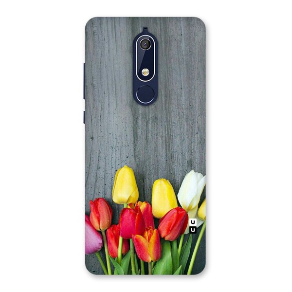 Bloom Grey Back Case for Nokia 5.1