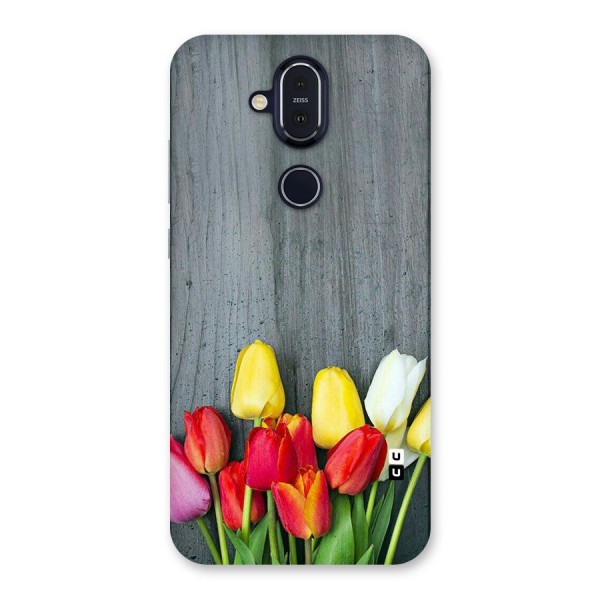 Bloom Grey Back Case for Nokia 8.1