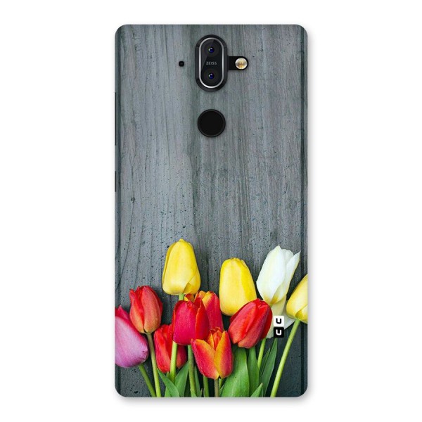 Bloom Grey Back Case for Nokia 8 Sirocco