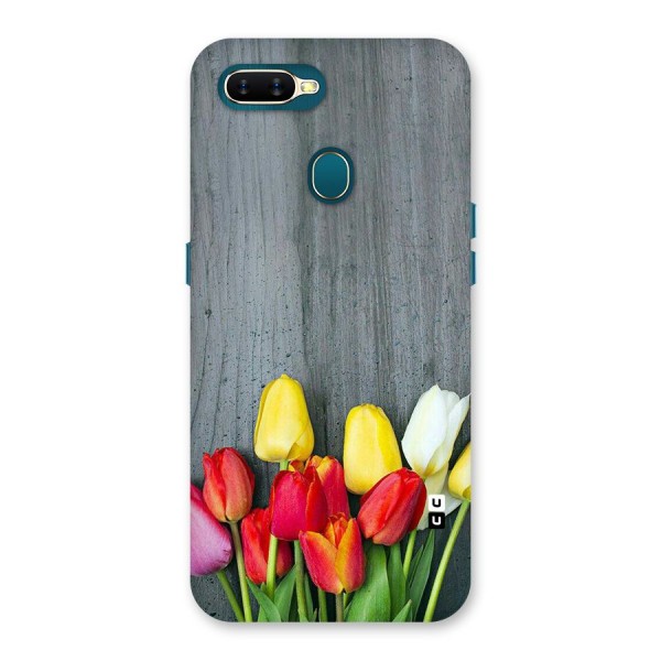 Bloom Grey Back Case for Oppo A12