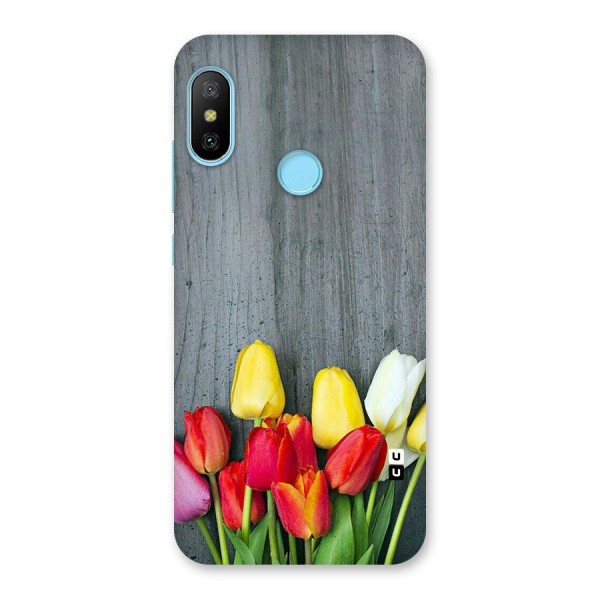 Bloom Grey Back Case for Redmi 6 Pro