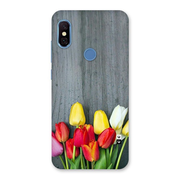 Bloom Grey Back Case for Redmi Note 6 Pro