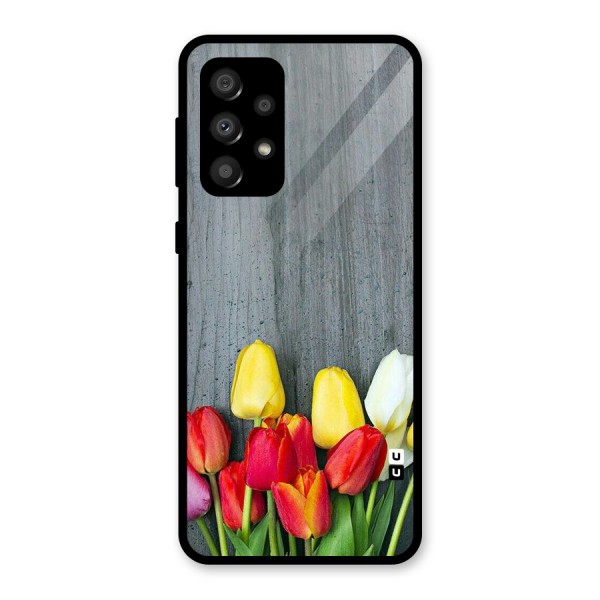 Bloom Grey Glass Back Case for Galaxy A32