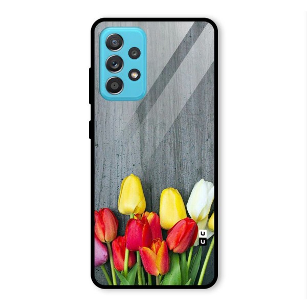 Bloom Grey Glass Back Case for Galaxy A52s 5G