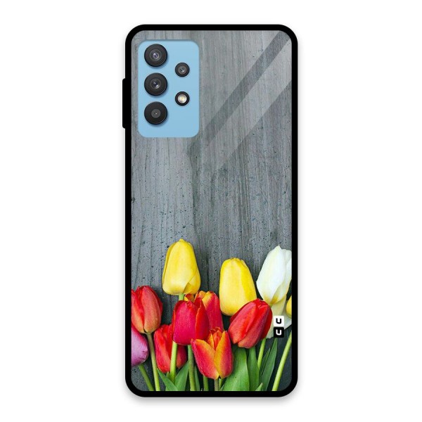 Bloom Grey Glass Back Case for Galaxy M32 5G