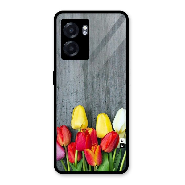 Bloom Grey Glass Back Case for Oppo K10 (5G)