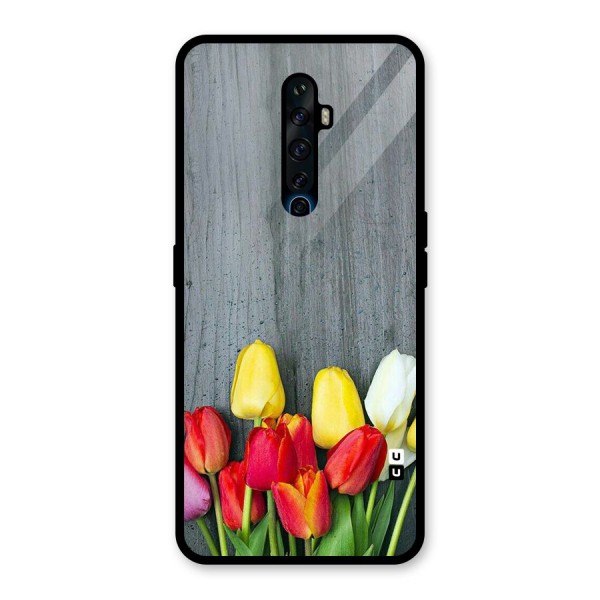 Bloom Grey Glass Back Case for Oppo Reno2 Z