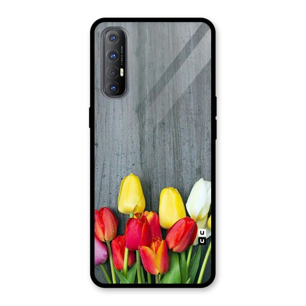 Bloom Grey Glass Back Case for Oppo Reno3 Pro