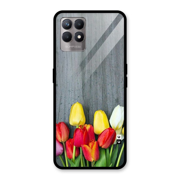 Bloom Grey Glass Back Case for Realme 8i