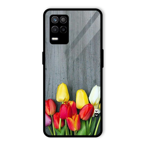 Bloom Grey Glass Back Case for Realme 9 5G