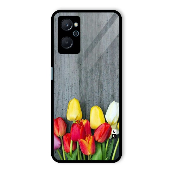 Bloom Grey Glass Back Case for Realme 9i