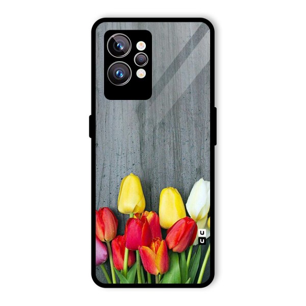 Bloom Grey Glass Back Case for Realme GT2 Pro