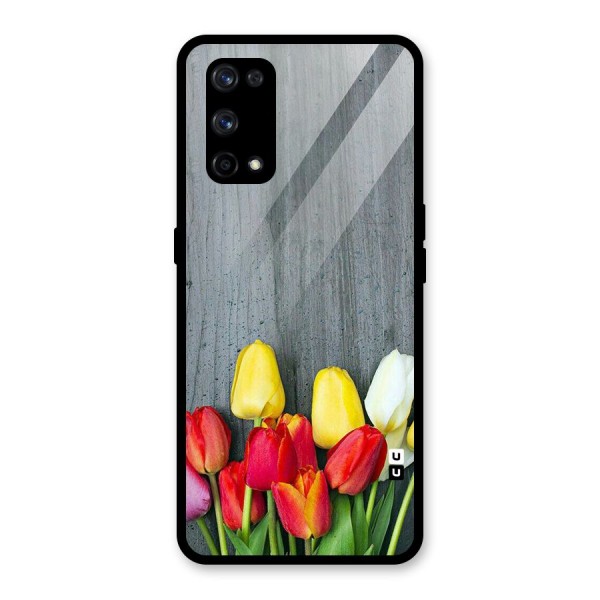 Bloom Grey Glass Back Case for Realme X7 Pro