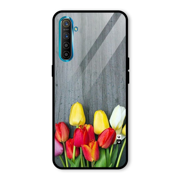 Bloom Grey Glass Back Case for Realme XT