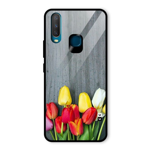 Bloom Grey Glass Back Case for Vivo Y15