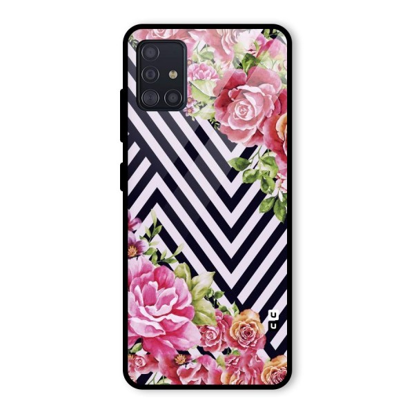 Bloom Zig Zag Glass Back Case for Galaxy A51