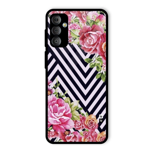 Bloom Zig Zag Glass Back Case for Galaxy F23