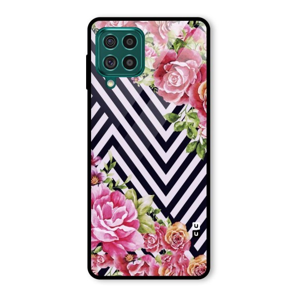 Bloom Zig Zag Glass Back Case for Galaxy F62