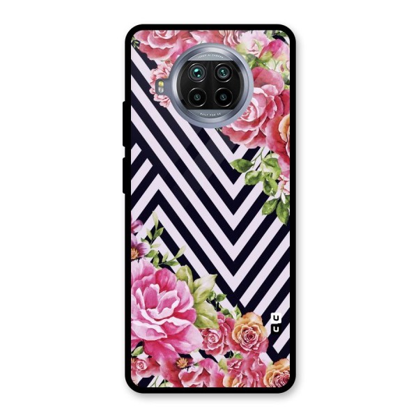 Bloom Zig Zag Glass Back Case for Mi 10i