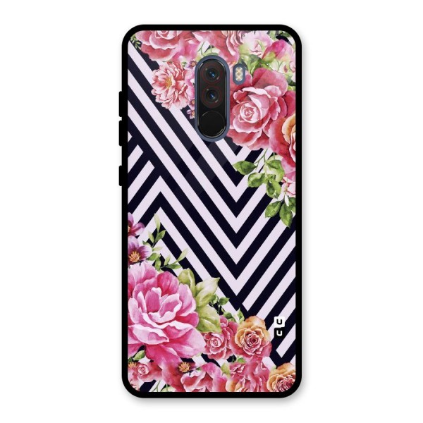 Bloom Zig Zag Glass Back Case for Poco F1