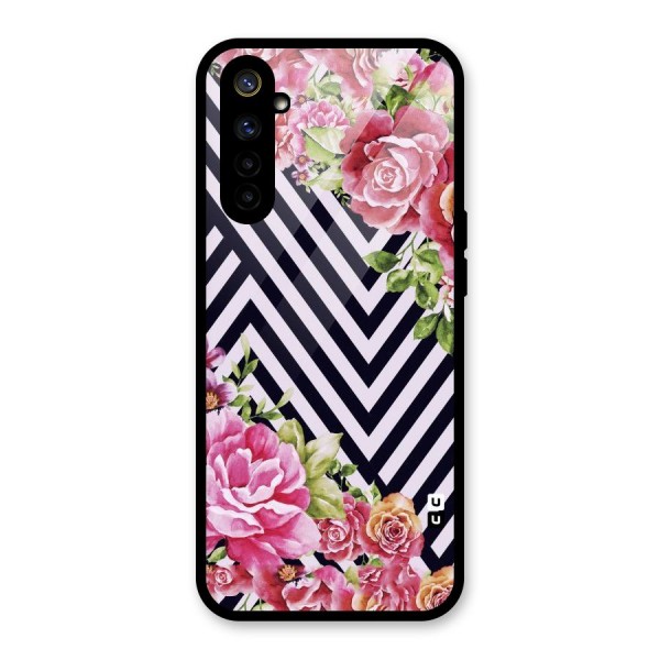 Bloom Zig Zag Glass Back Case for Realme 6