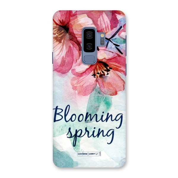 Blooming Spring Back Case for Galaxy S9 Plus