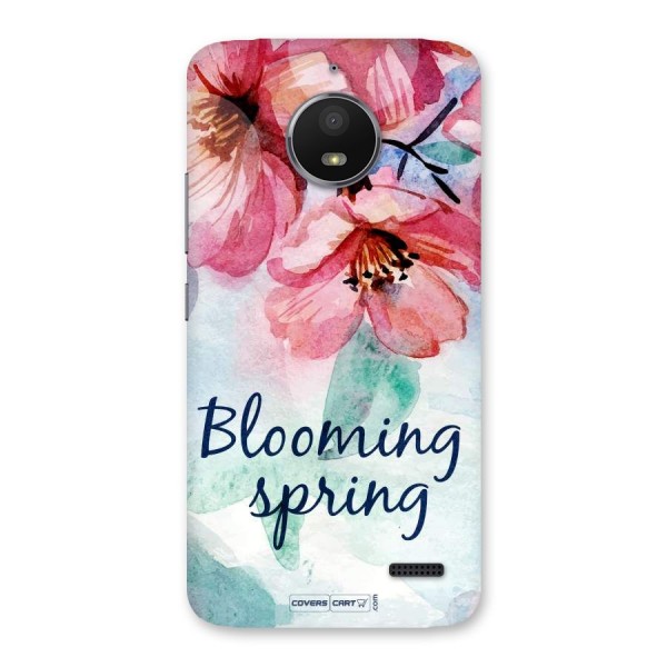 Blooming Spring Back Case for Moto E4