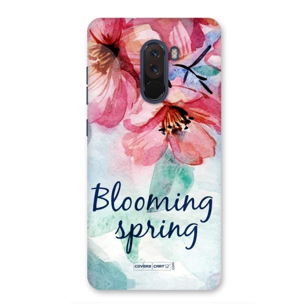 Blooming Spring Back Case for Poco F1