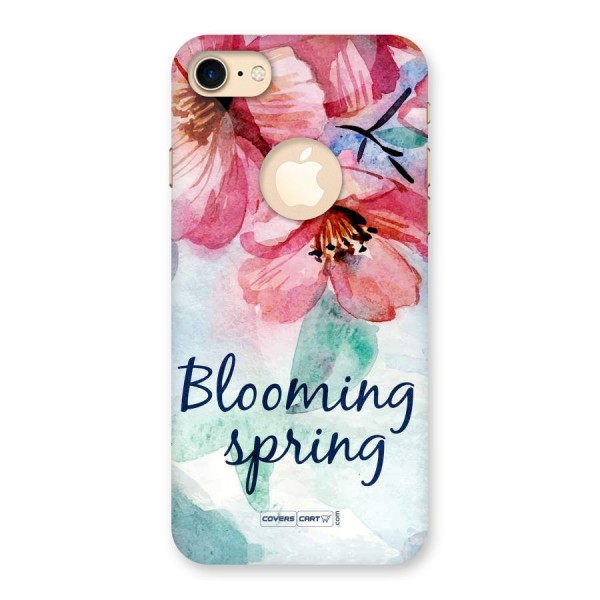 Blooming Spring Back Case for iPhone 8 Logo Cut