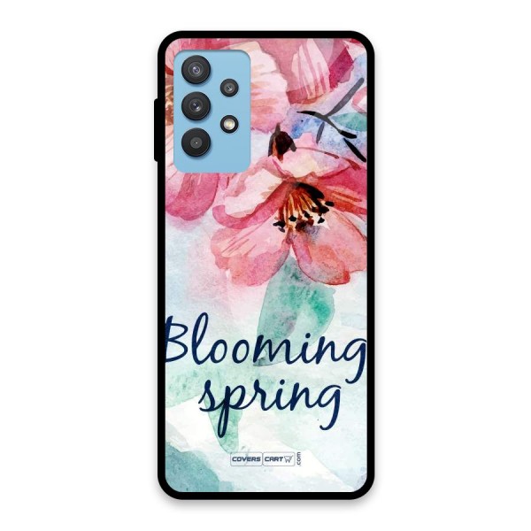 Blooming Spring Glass Back Case for Galaxy M32 5G