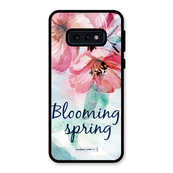 Blooming Spring Glass Back Case for Galaxy S10e