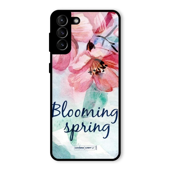 Blooming Spring Glass Back Case for Galaxy S21 Plus