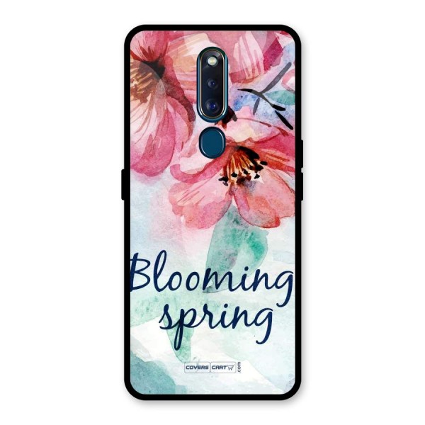 Blooming Spring Glass Back Case for Oppo F11 Pro