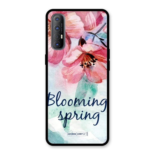 Blooming Spring Glass Back Case for Oppo Reno3 Pro